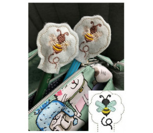 Stickdatei - ITH Stifteaufsatz Monster